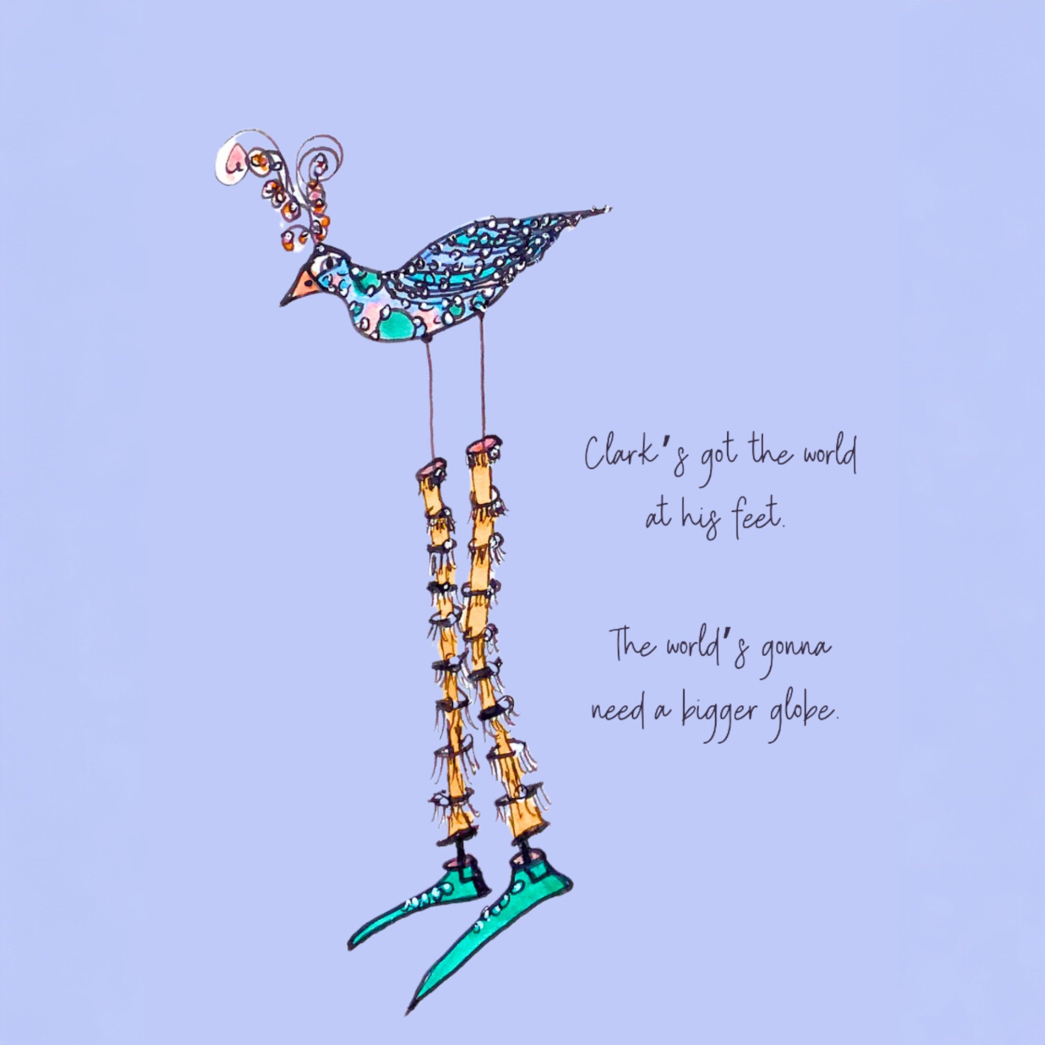 "Clark" Greeting Card