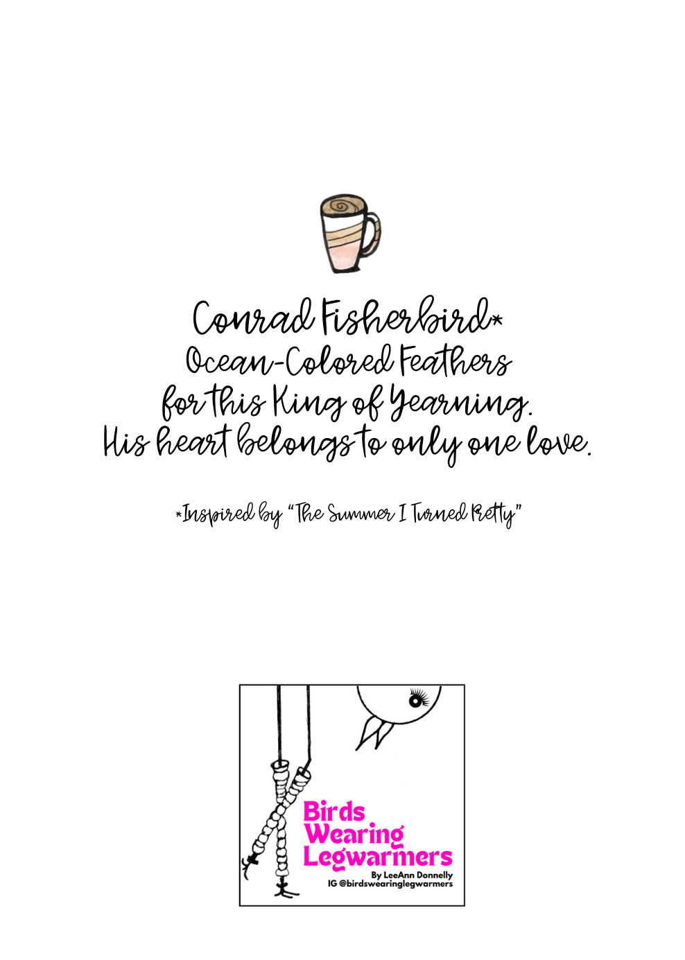 "Conrad Fisherbird" Greeting Card