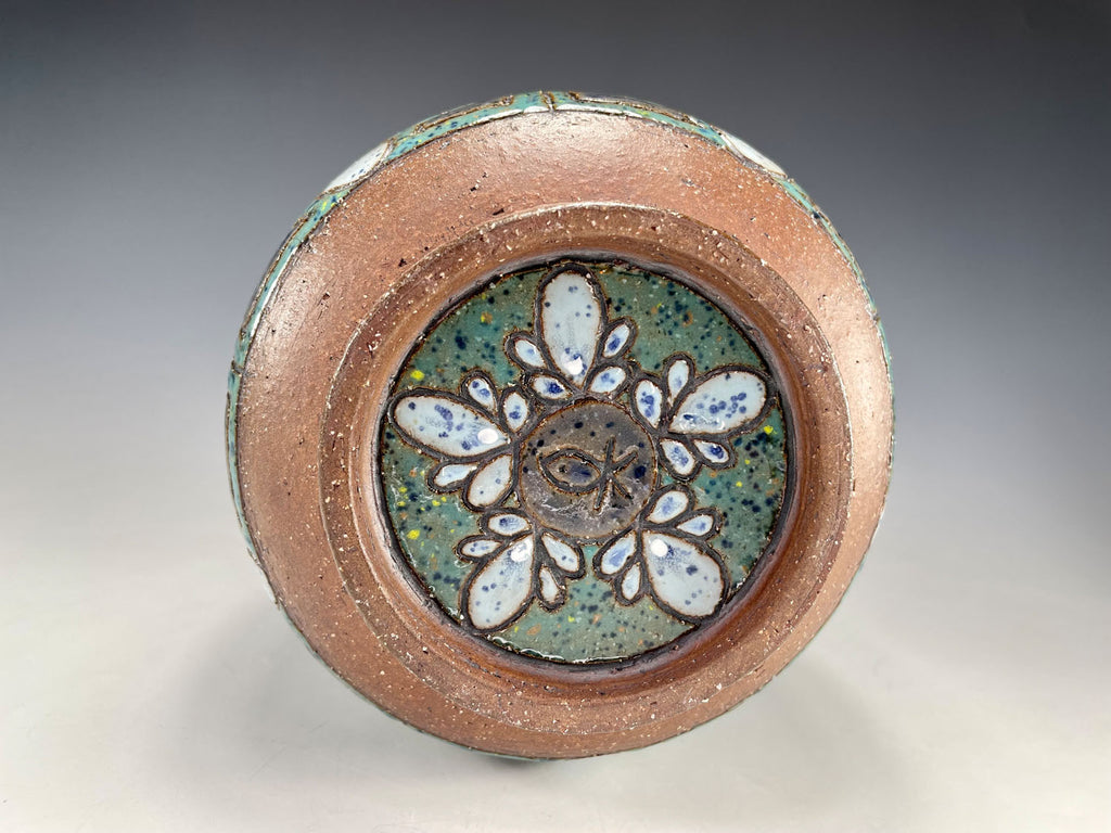 "Bloom" Stoneware Utensil Holder