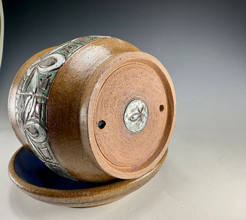 "Becoming" Stoneware Flowerpot