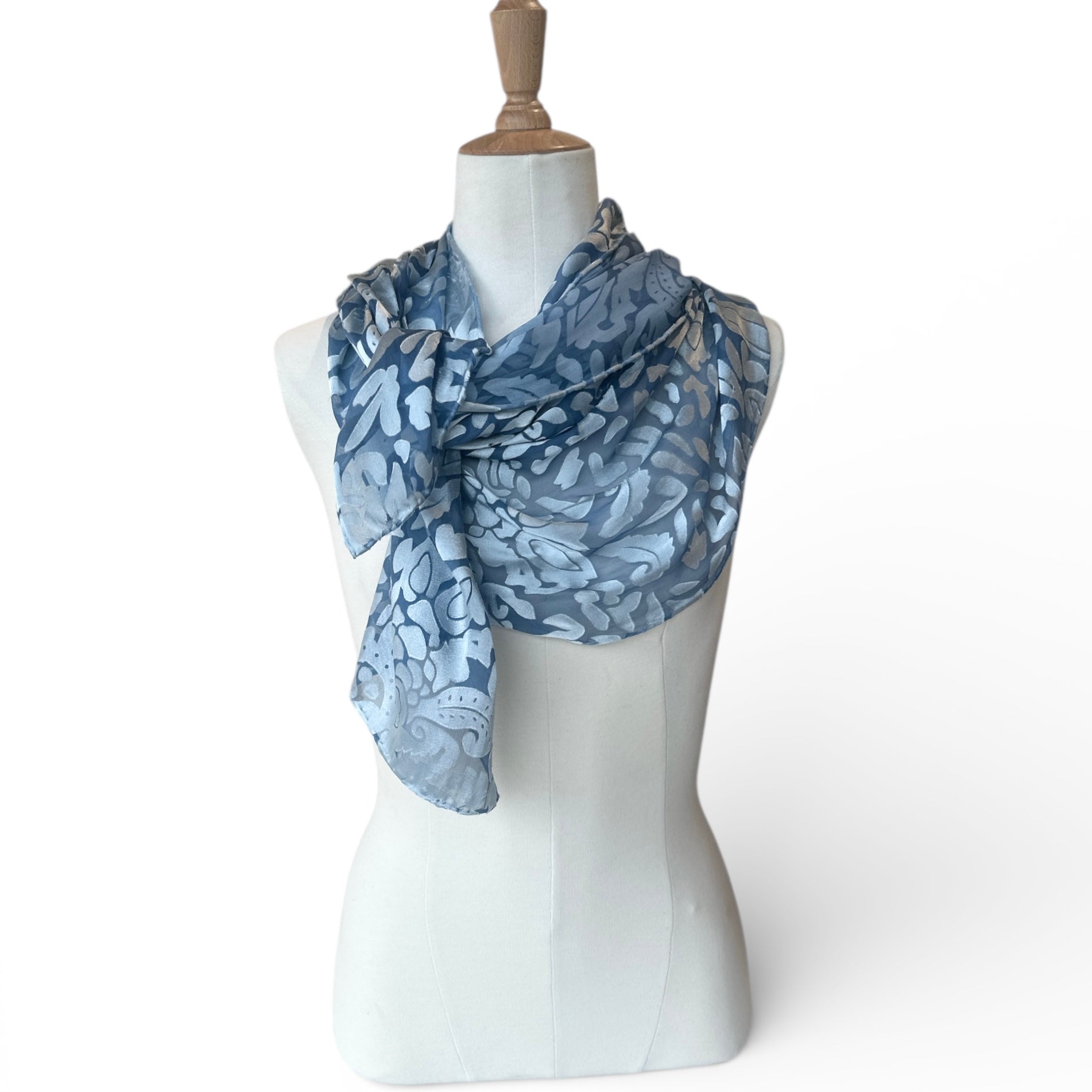 Hand-Dyed Silk & Rayon Scarf | Quiet Tapestry
