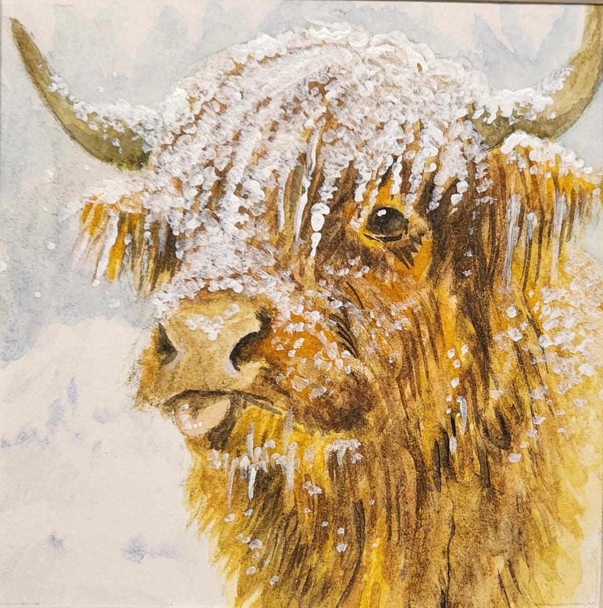 "Highland Ice" Note Card