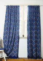 Window Curtain | Greece Indigo 56" x 84"