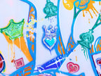 AVL Street Art Blue Queen of Hearts T-Shirt