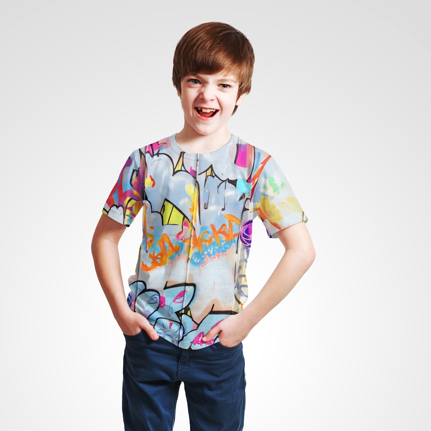 AVL Street Art Multicolor Graffiti T-Shirt