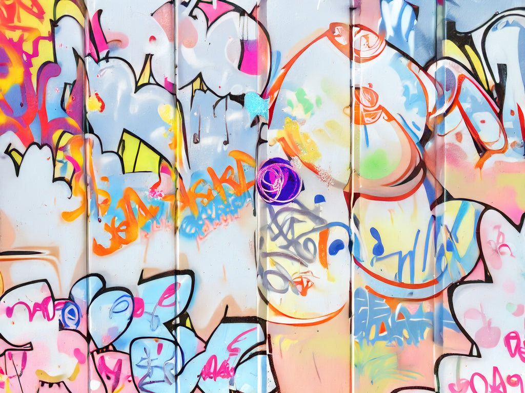 AVL Street Art Multicolor Graffiti T-Shirt