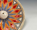 Starburst Stoneware Incense Holder/Burner