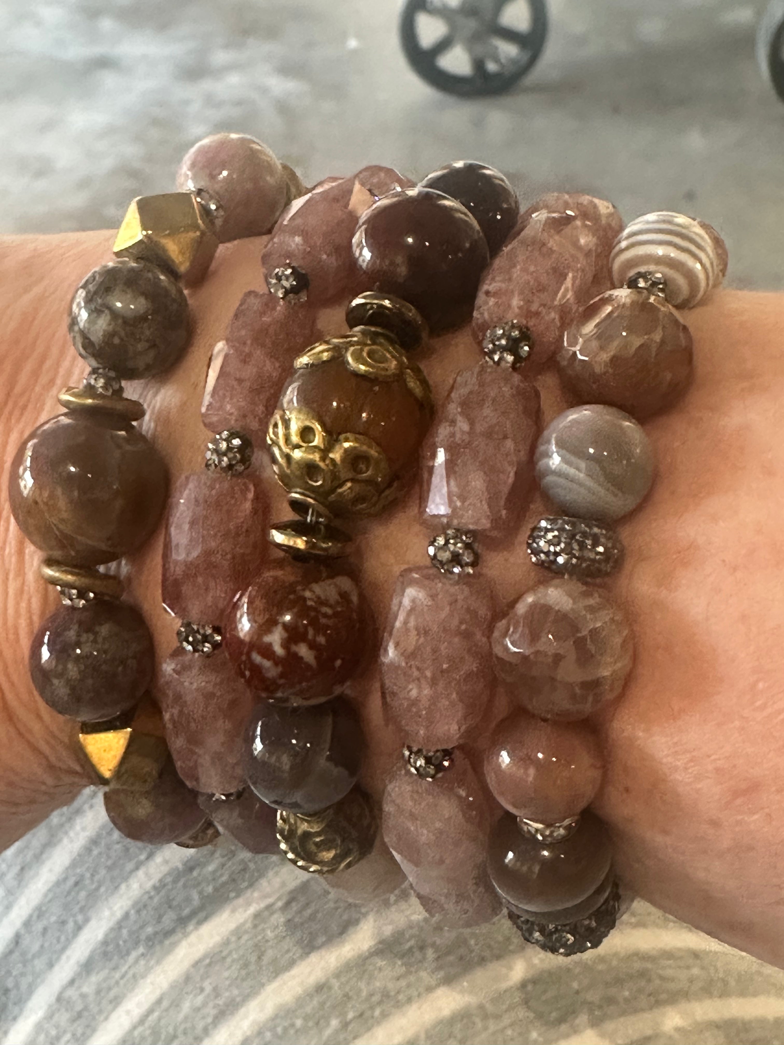 Pink Muscovite Bracelet