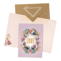 Pansy Love Greeting Card
