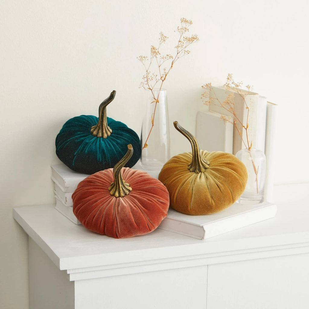 Pumpkin Large Velvet | Assorted Colors