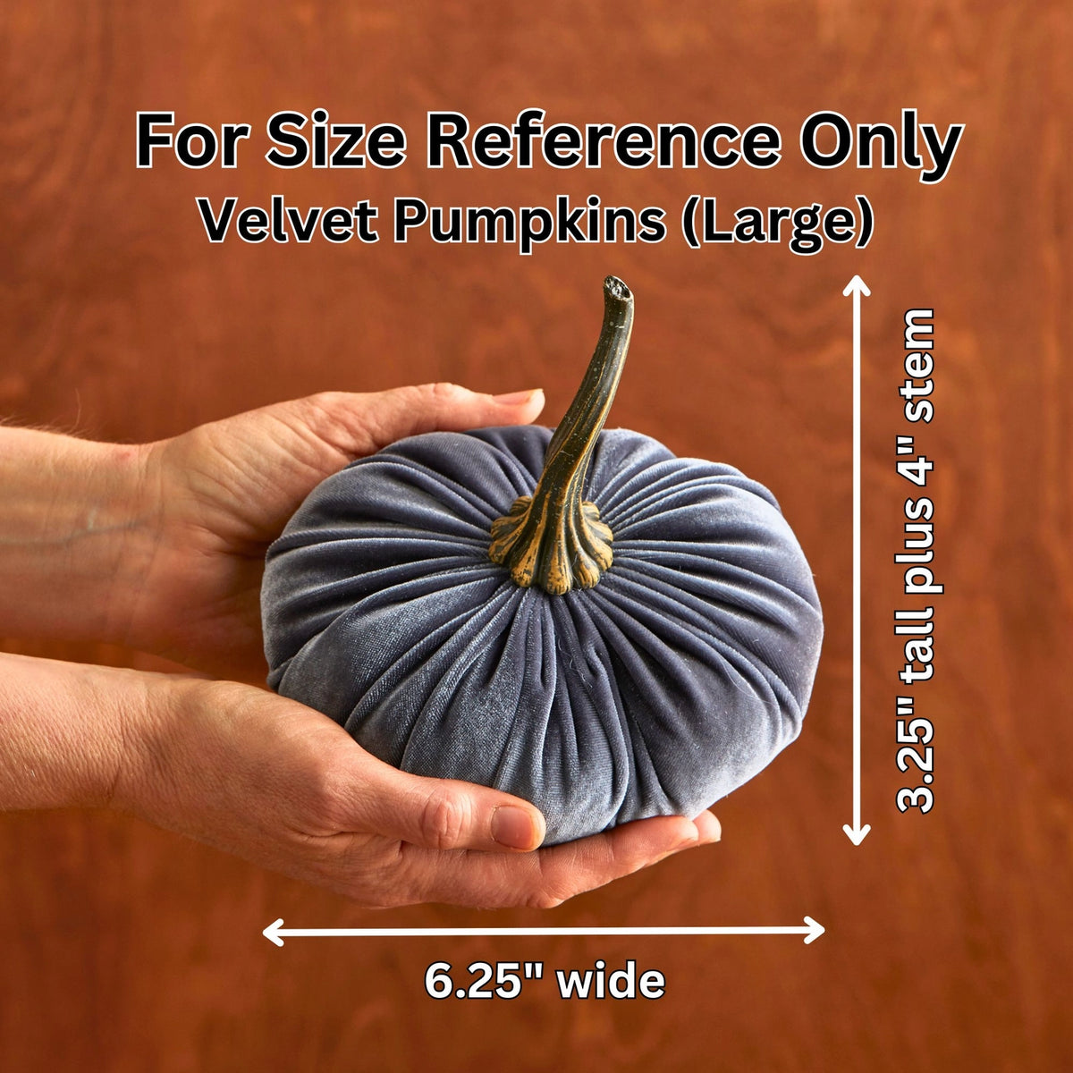 Pumpkin Large Velvet | Assorted Colors