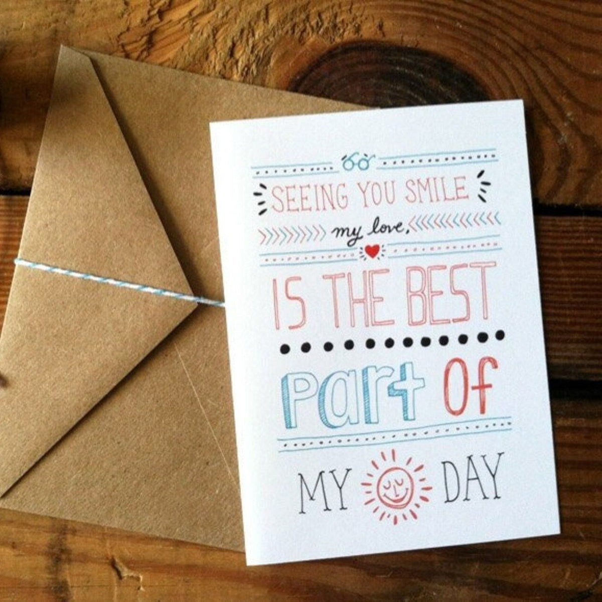 "Seeing You Smile" Greeting Card