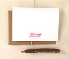Log Cabin Christmas Card