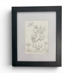 The Mouse Artist | Original Silverpoint Drawing