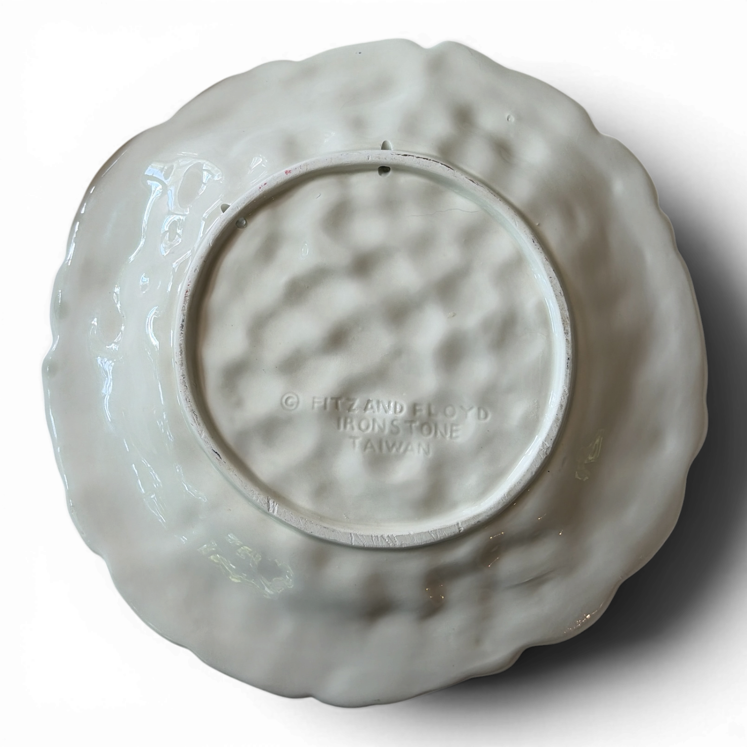 Vintage Fitz and Floyd “Grape Arbor” Majolica Plate