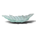 Large Opalescent Freeform Art Glass Bowl | Sculptural Studio Glass Centerpiece