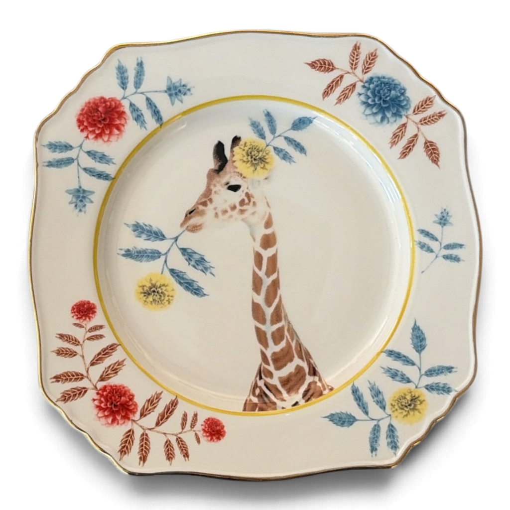GIRAFFE Dessert Plate