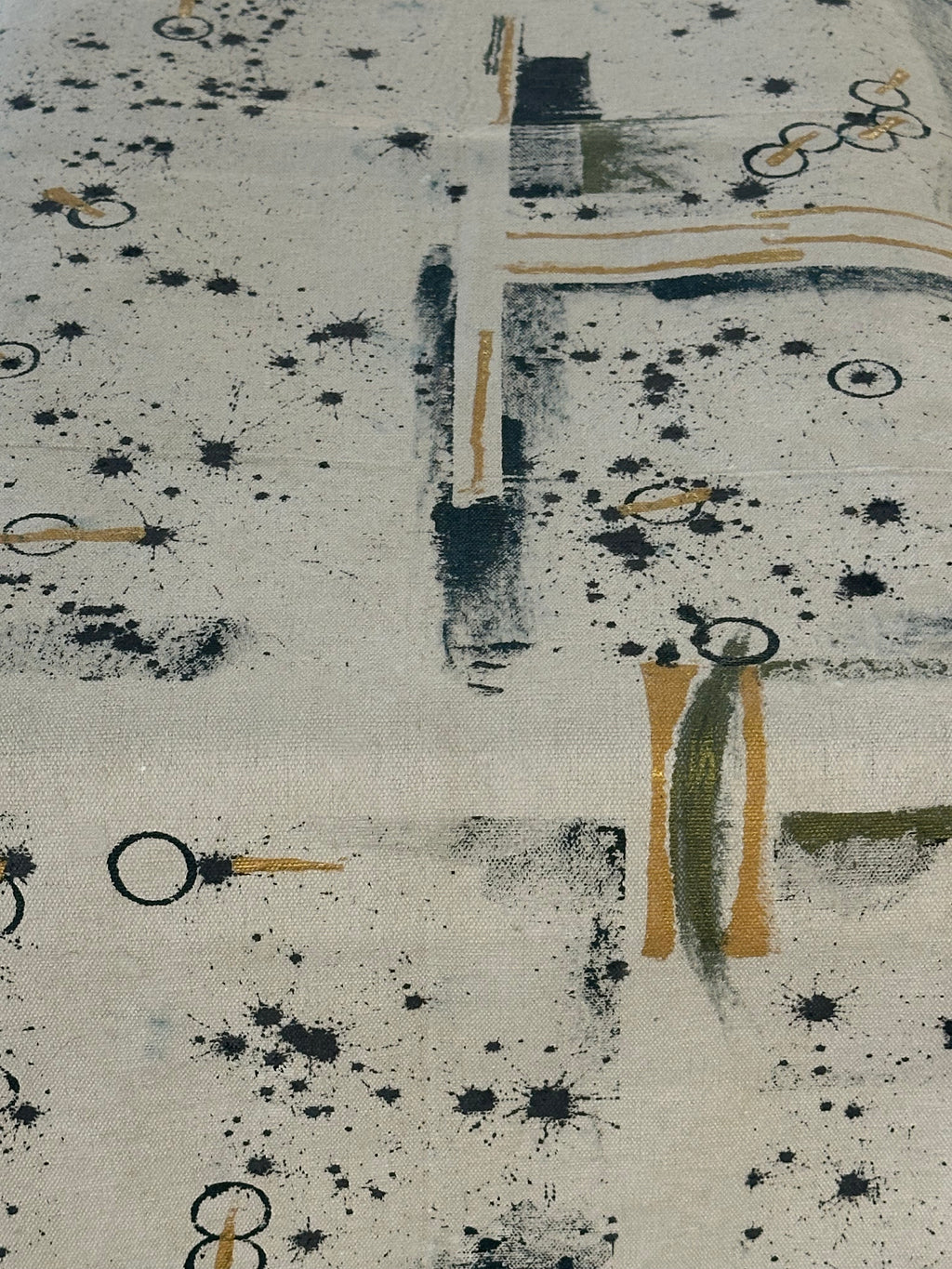 Hand-Painted Table Runner | 136" x 22"