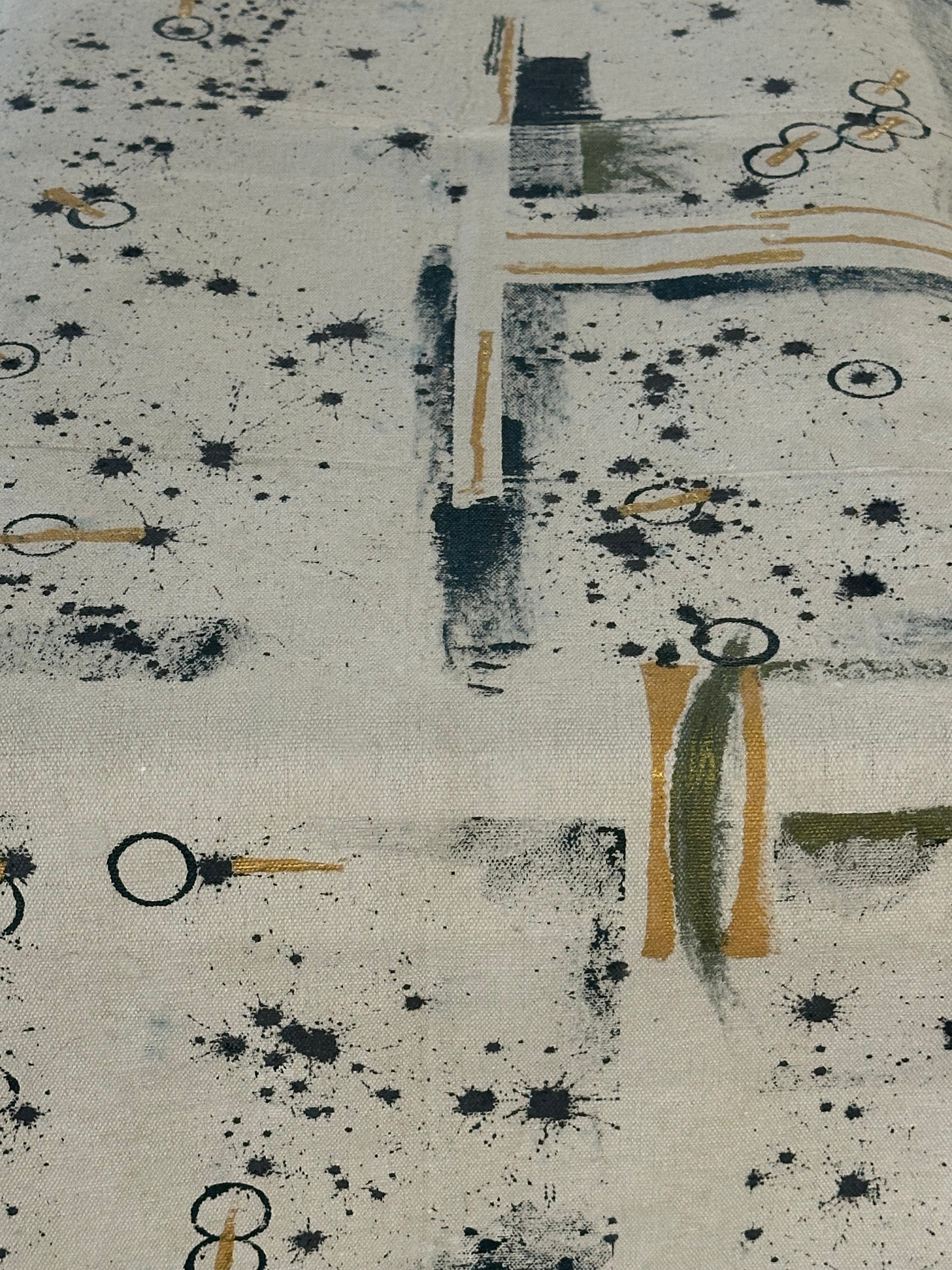 Hand-Painted Table Runner | 136" x 22"