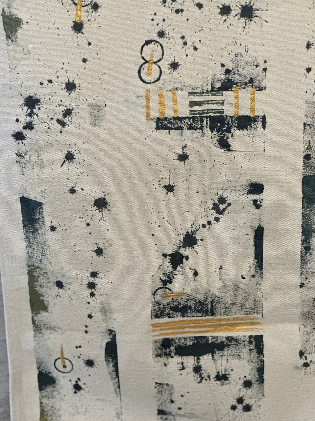 Hand-Painted Table Runner | 136" x 22"