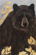 MOMMA BEAR Hand-Deckled Watercolor Paper Giclee