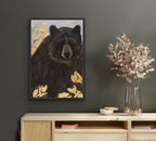 MOMMA BEAR Hand-Deckled Watercolor Paper Giclee