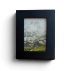"Misty Ridge" Encaustic Monotype