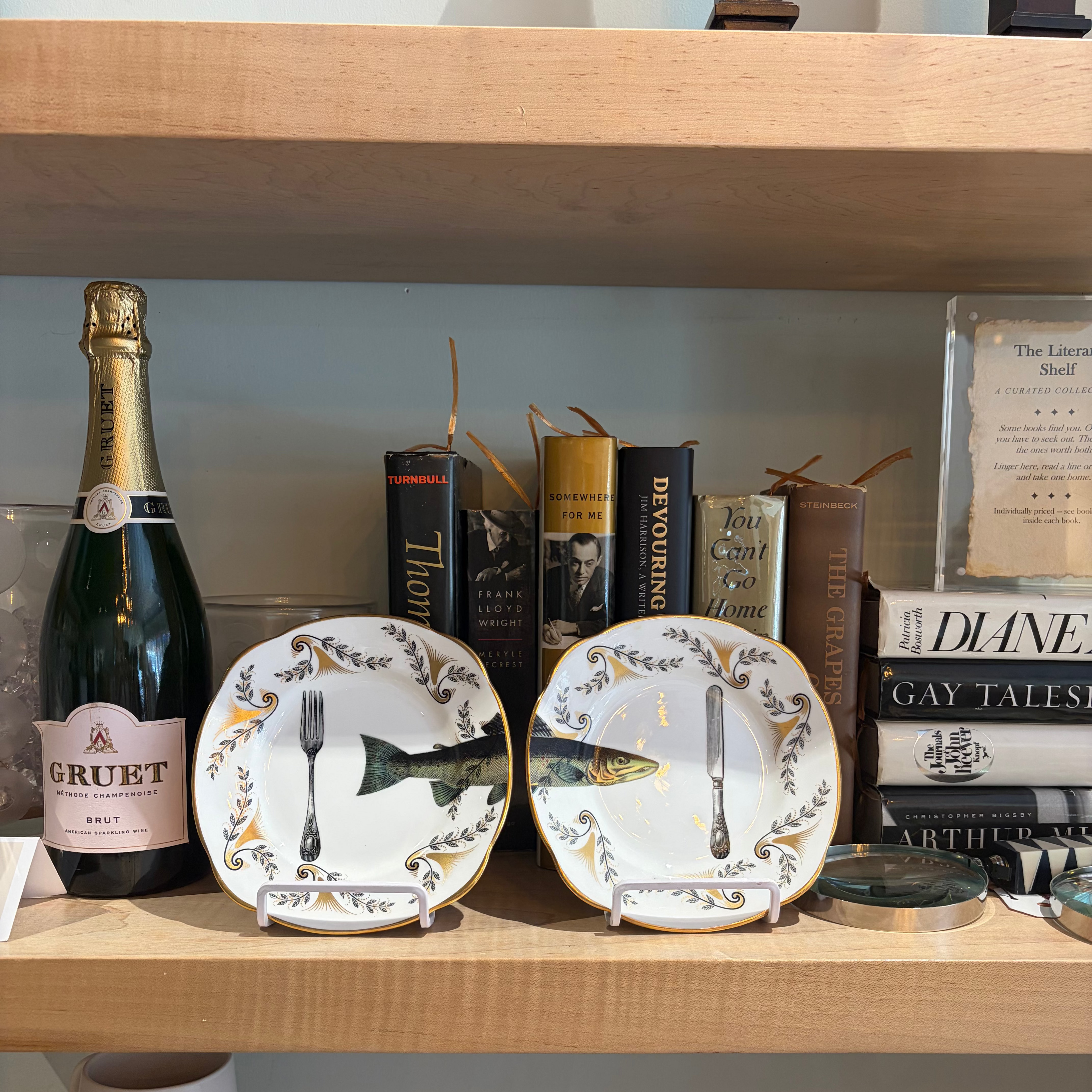 Catch of the Day — Ali Joe Designs Fish & Cutlery Plate Pair