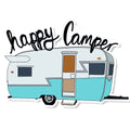 Happy Camper Vintage Hand Drawn Sticker