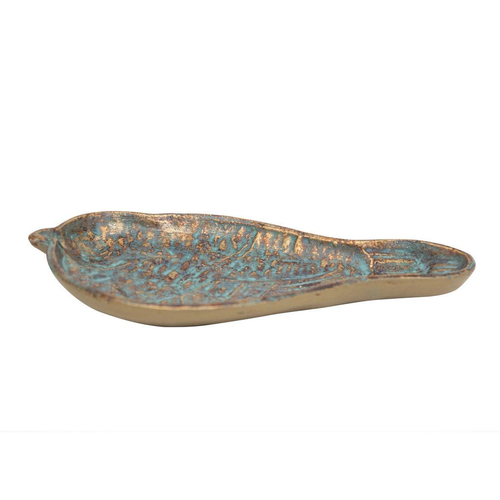 Patina Cast Iron Bird Trinket Tray