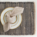 Jute & Black Ombre Placemats | Set of 4