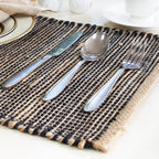 Jute & Black Ombre Placemats | Set of 4