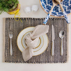 Jute & Black Ombre Placemats | Set of 4