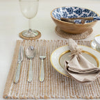 Jute & Ivory Ombre Placemats | Set of 4