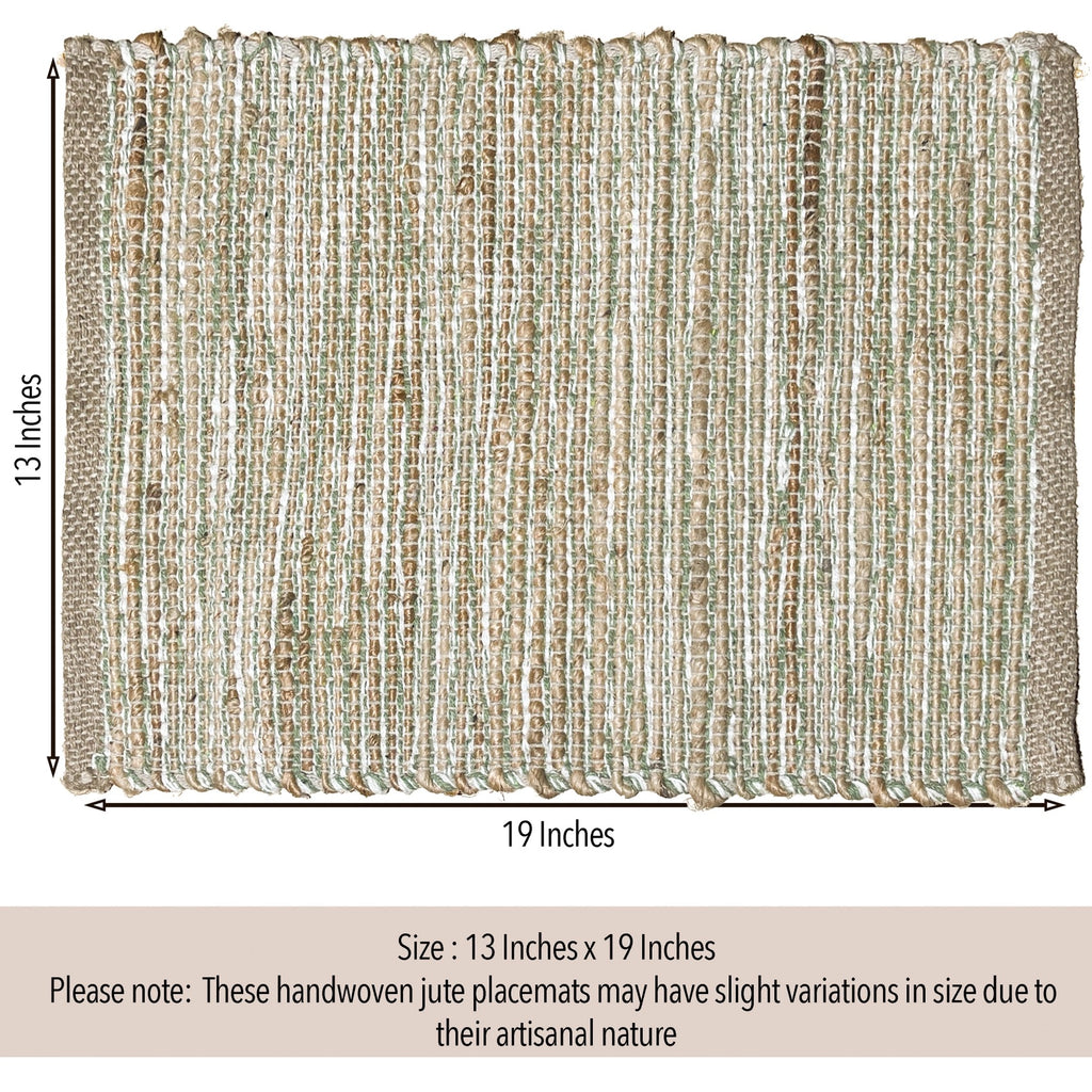 Jute & Sage Ombre Placemats | Set of 4
