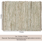 Jute & Sage Ombre Placemats | Set of 4
