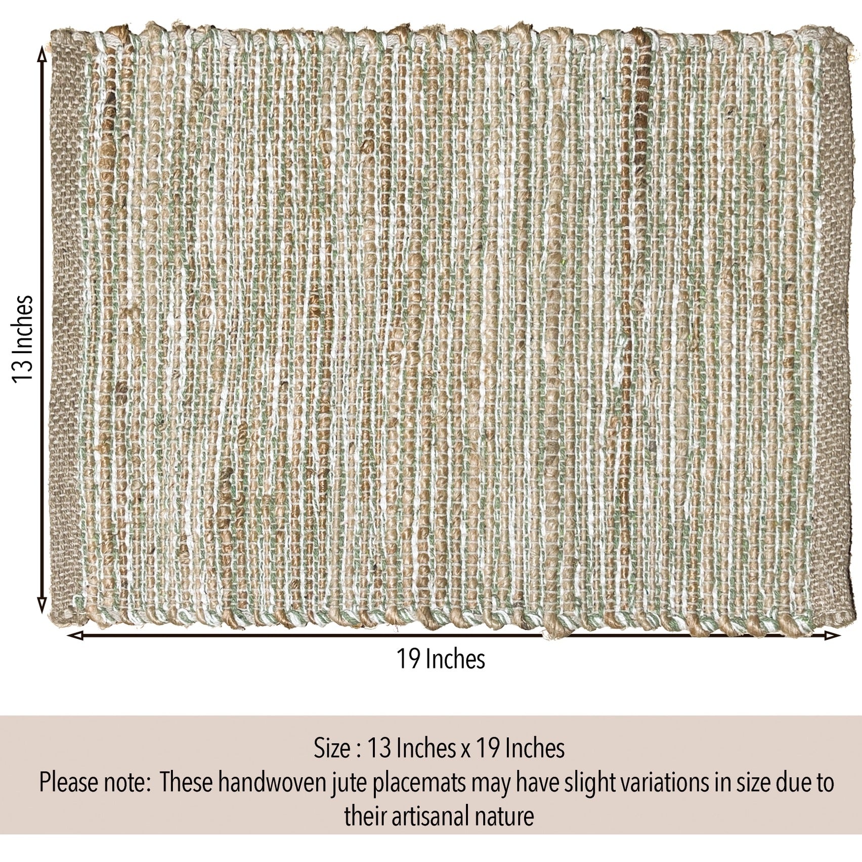 Jute & Sage Ombre Placemats | Set of 4