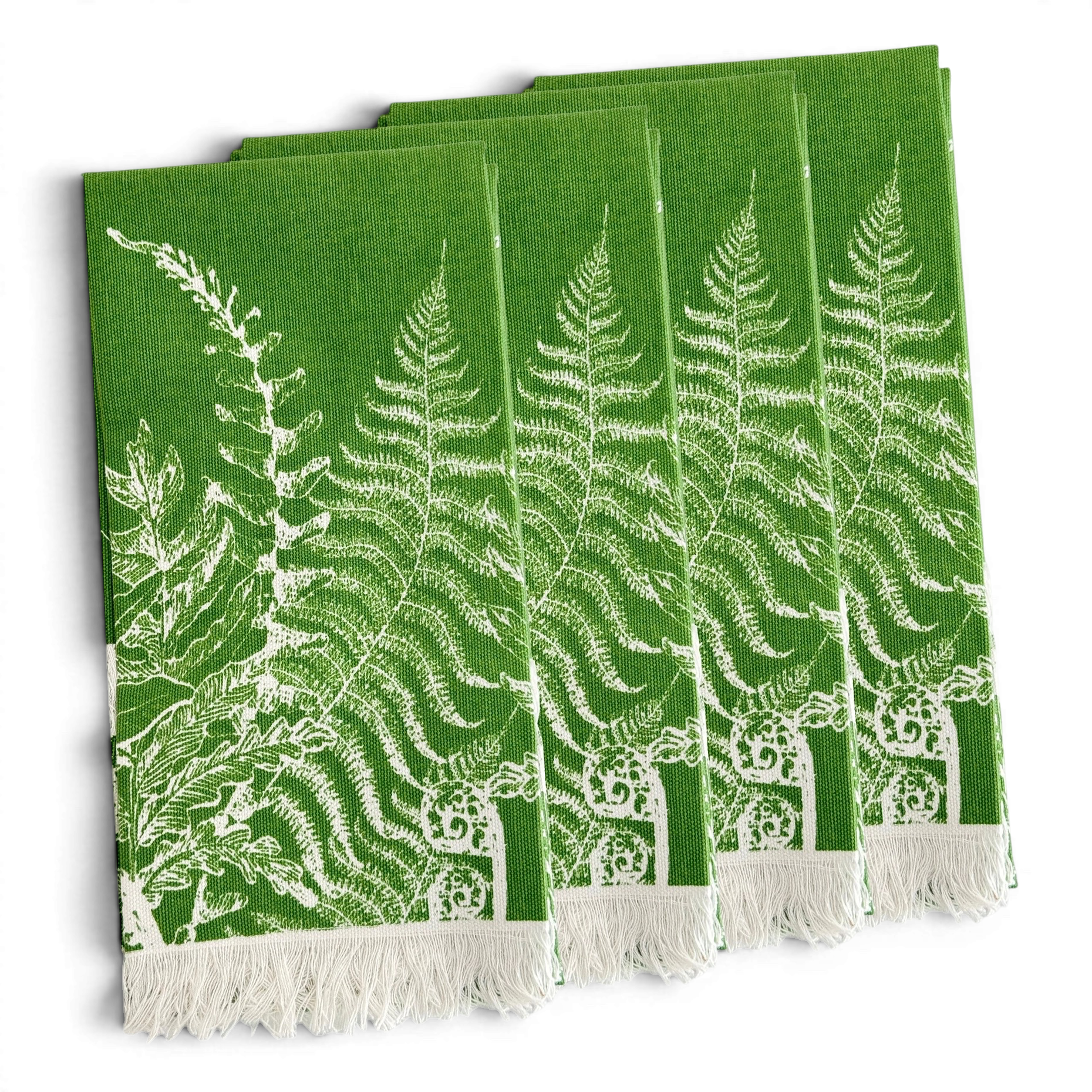 Spring Verde Fern Dinner Napkins | Set of 4
