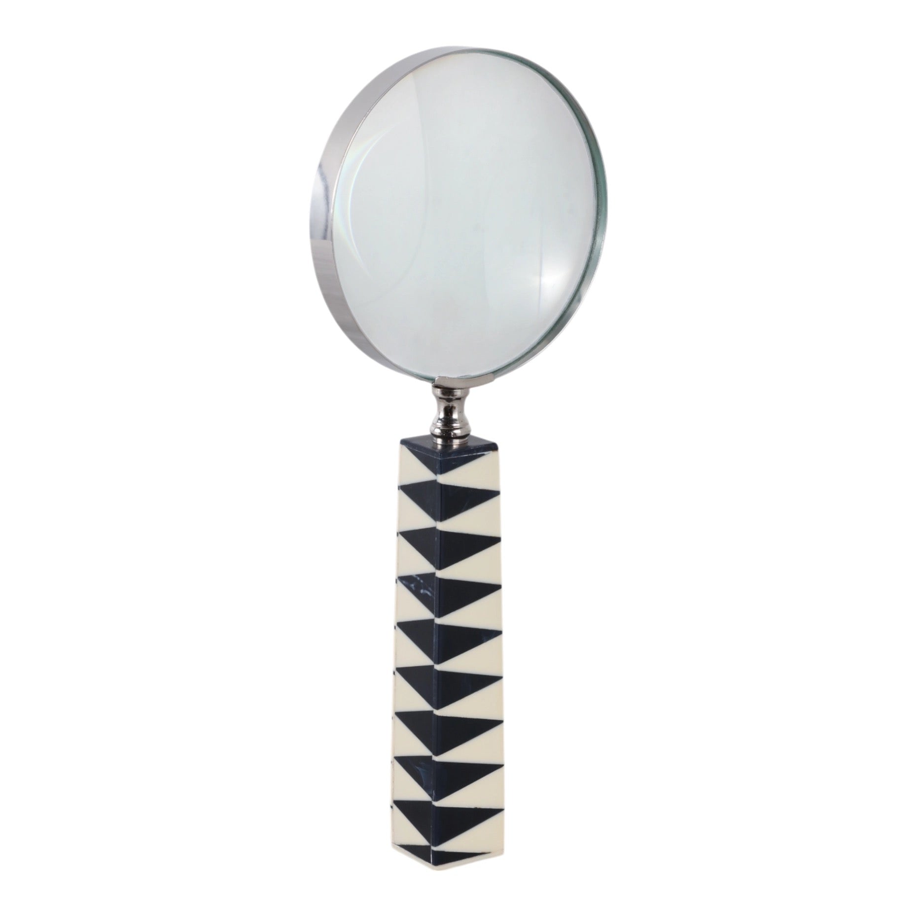 Magnifying Glass w/ White & Black Resin Handle