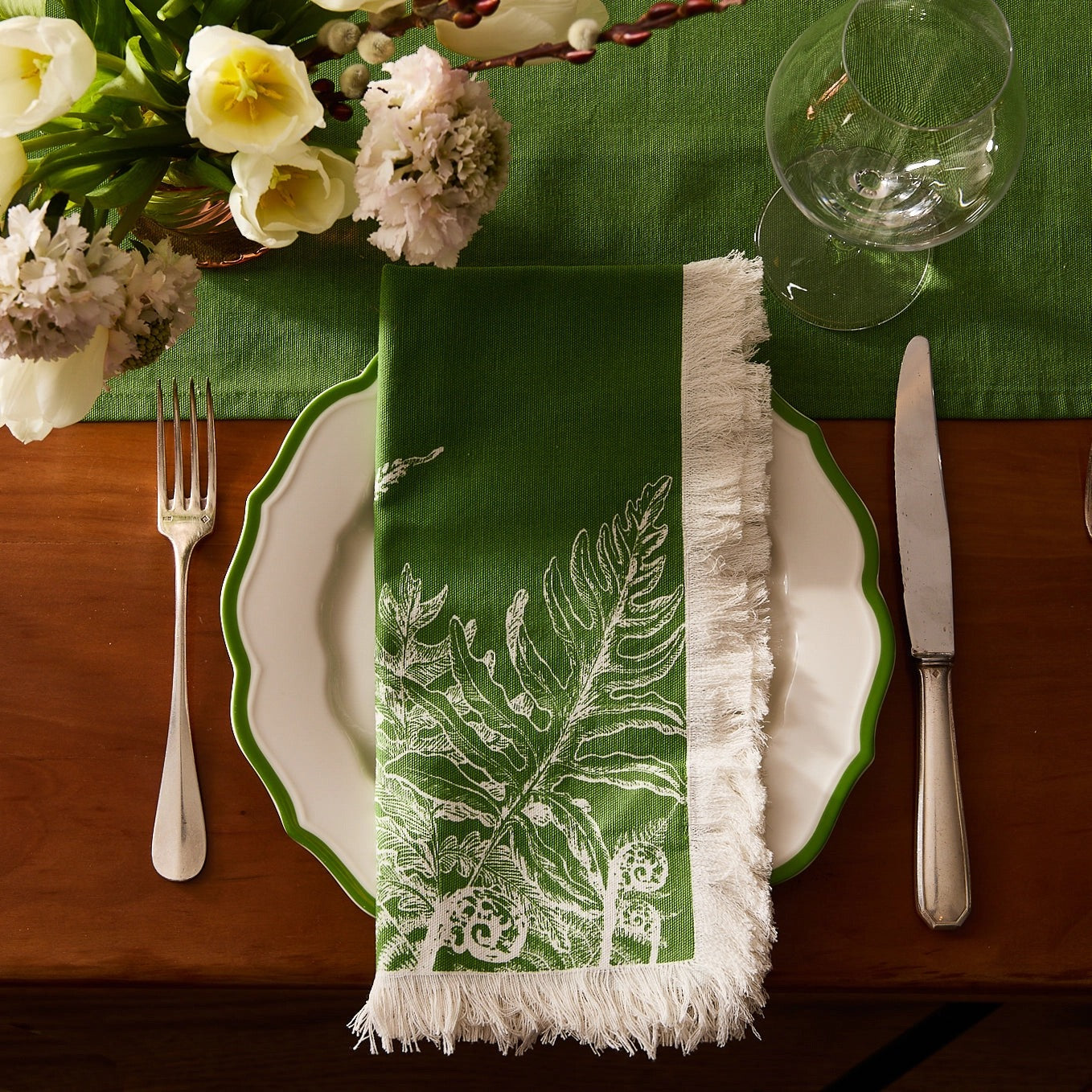 Spring Verde Dinner Napkins | Set of 4