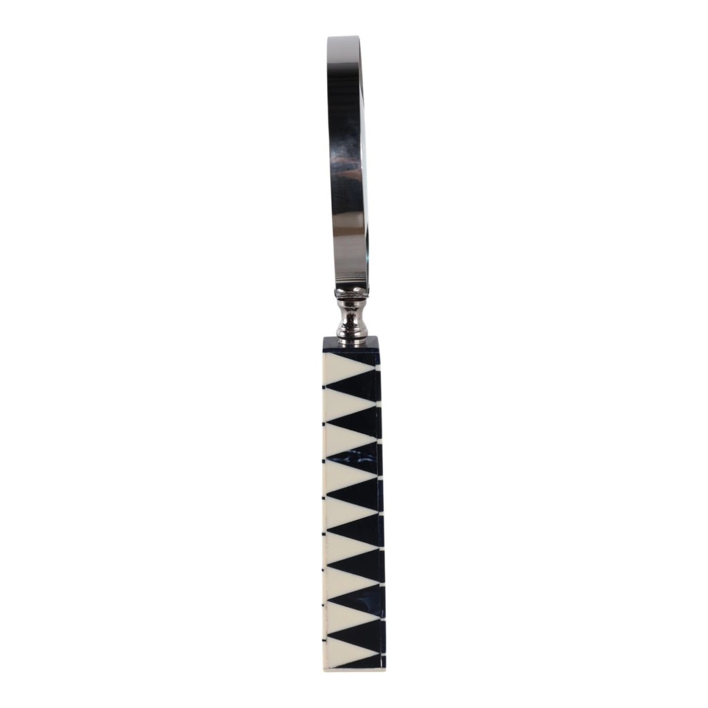 Magnifying Glass w/ White & Black Resin Handle