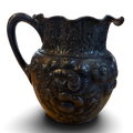 1893 Antique Silverplate Equestrian Trophy Pitcher