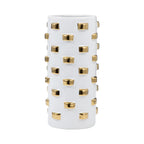 Ceramic Stud Vase | 15"