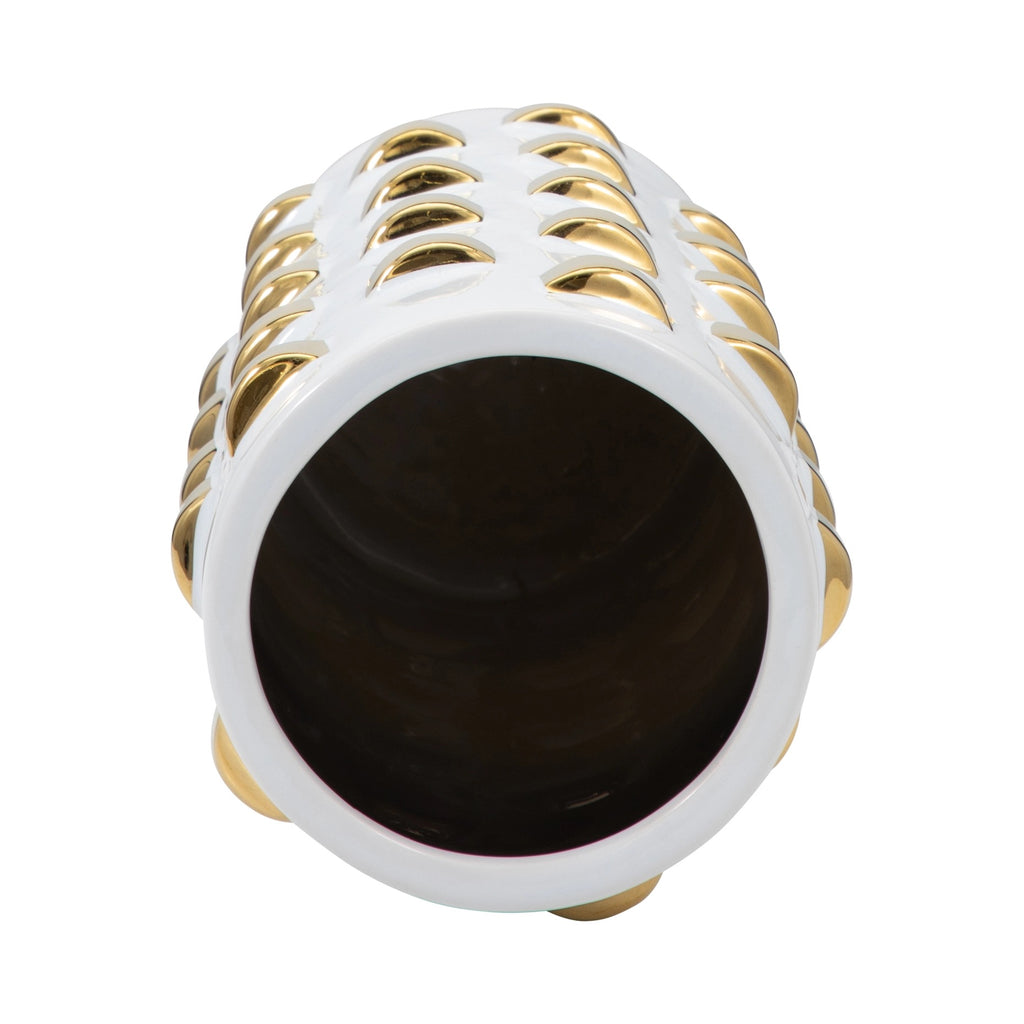 Ceramic Stud Vase | 15"