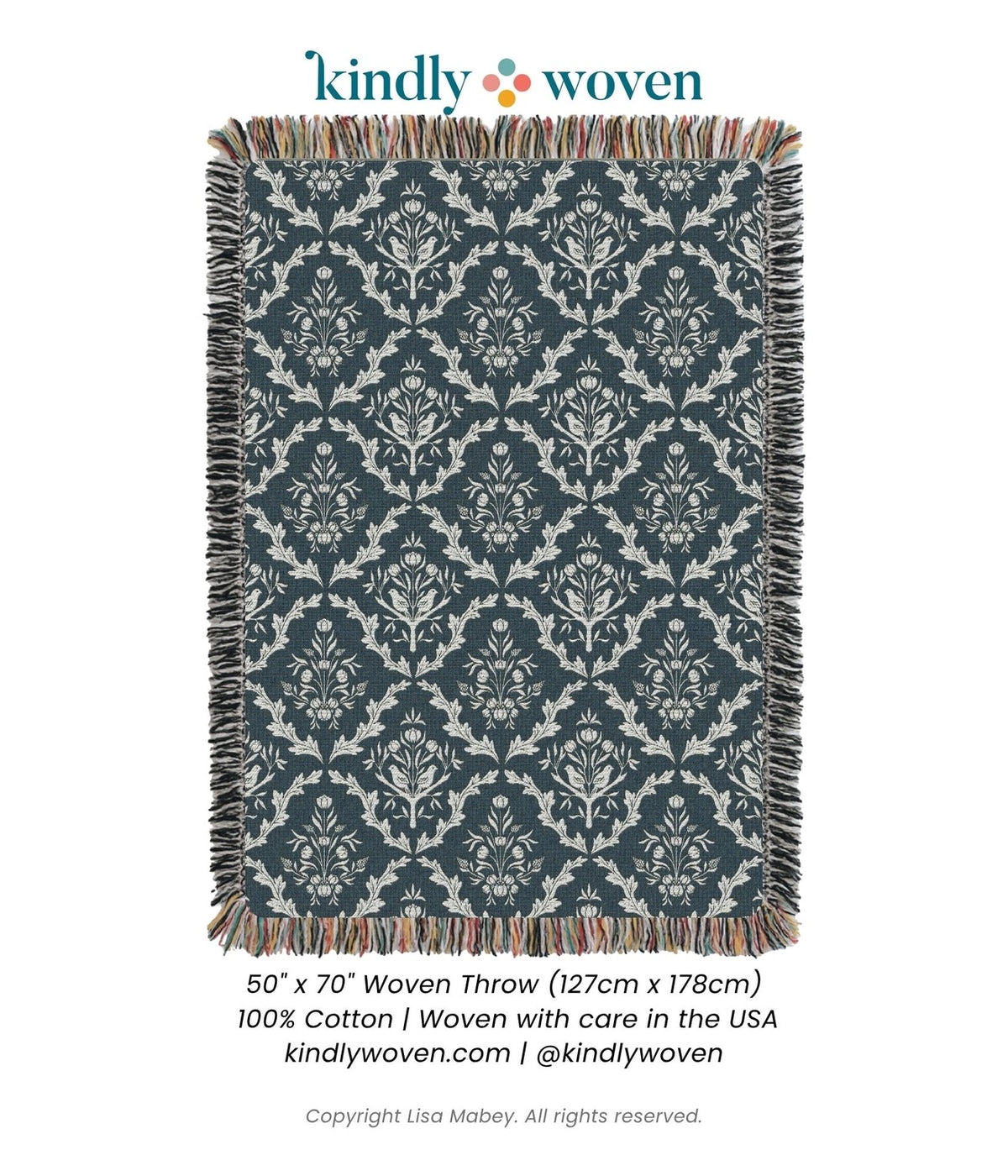 ISOBEL Throw Blanket | Thistle