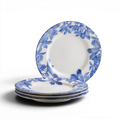 Blue Leaf Salad Plate | 8"