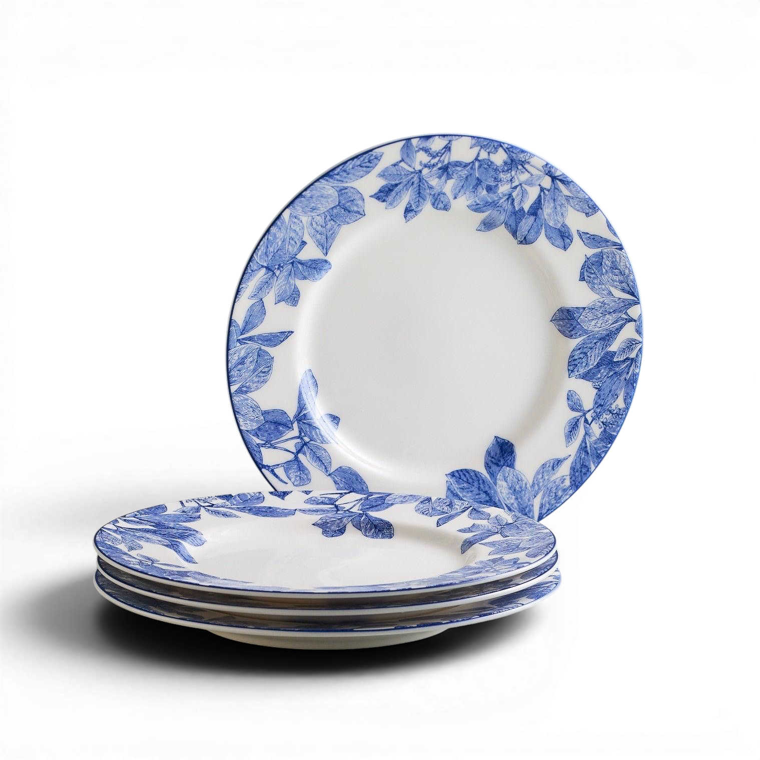 Blue Leaf Salad Plate | 8"