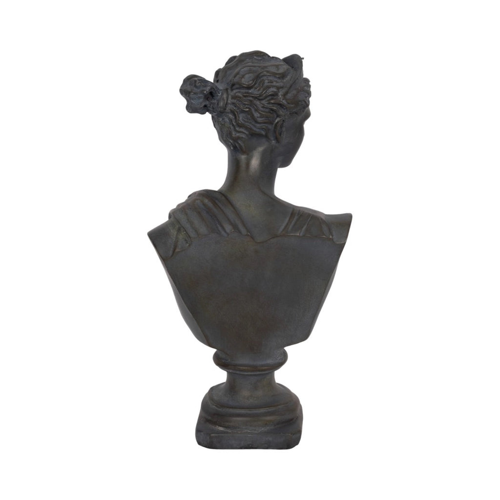Bronze Resin Grecian Bust | 12"