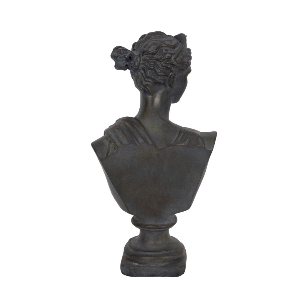 Bronze Resin Grecian Bust | 12"