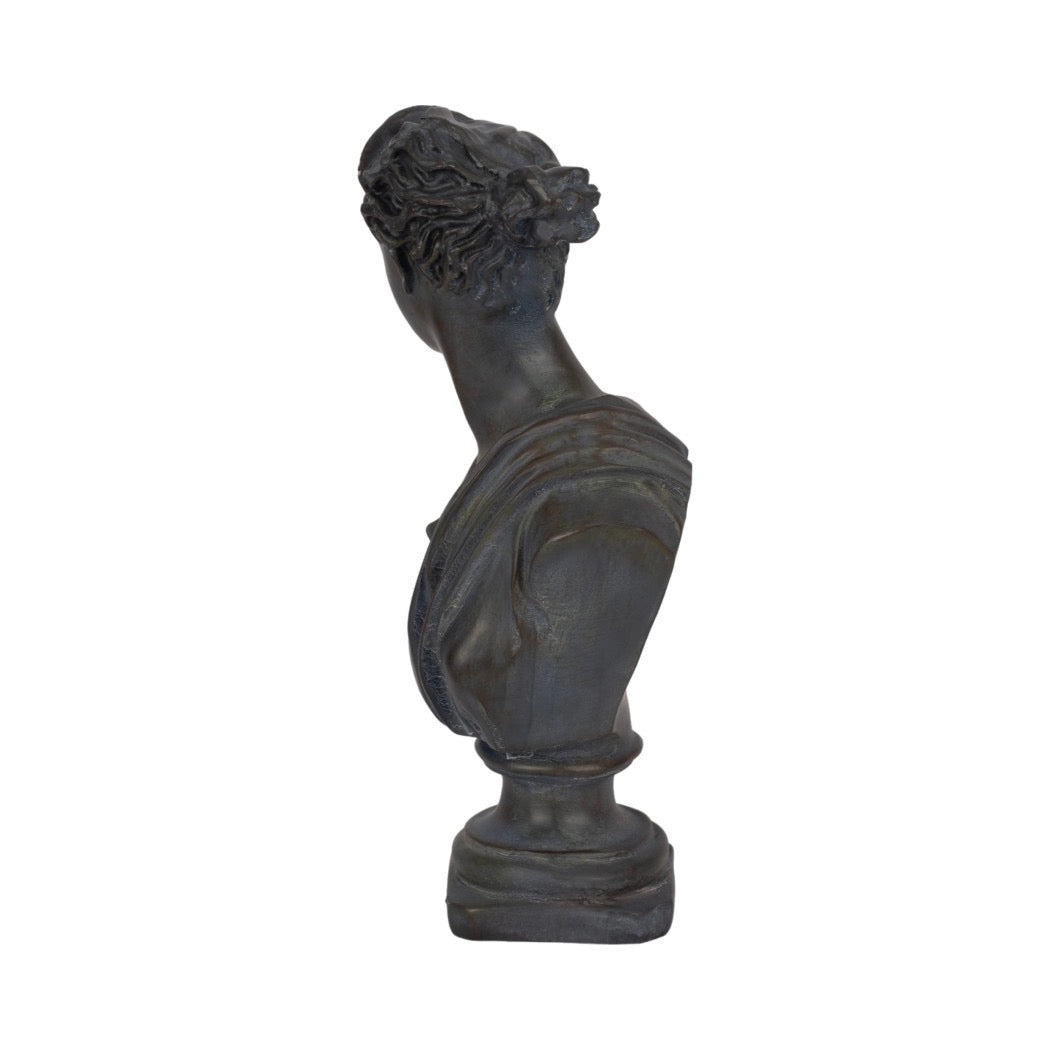 Bronze Resin Grecian Bust | 12"